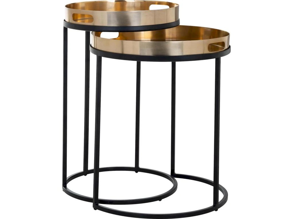 Table Gigognes Lewis Lot De 2 3 Table Gigognes Lewis Lot De 2