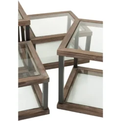 Lot De 4 Tables Basses Argenta En Bois -Pas Cher Mobiliora Magasin table basse 15177187