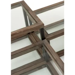 Lot De 4 Tables Basses Argenta En Bois -Pas Cher Mobiliora Magasin table basse 15177189