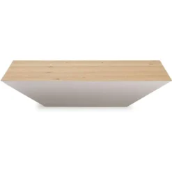 Table Basse 130 X 130 X 28 Cm Bois, Bois De Chêne -Pas Cher Mobiliora Magasin table basse 15183339