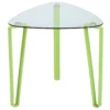 Table D'appoint Style Industriel En Verre Vert URBAN MEUBLE 44*44*42cm 1 Table D'appoint Style Industriel En Verre Vert URBAN MEUBLE 44*44*42cm -Pas Cher Mobiliora Magasin table basse 15667875