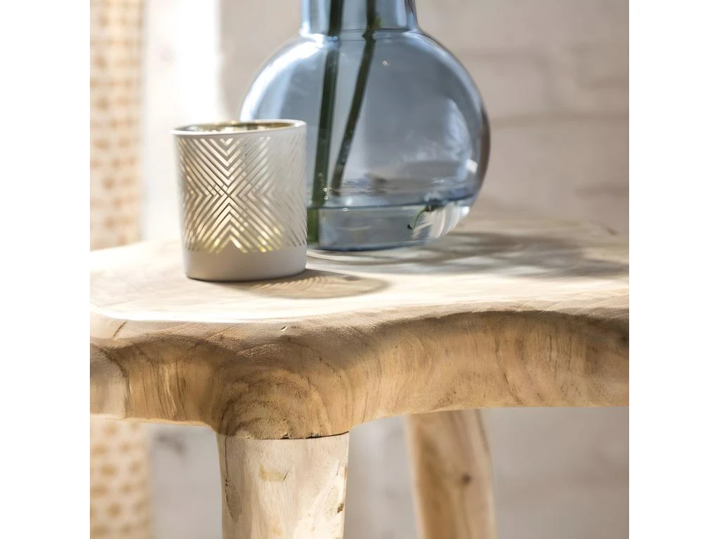 Bout De Canapé En Teck Rattan 5 Bout De Canapé En Teck Rattan – Image 3