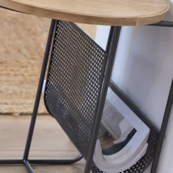 Bout De Canapé En Bois De Sapin Et Métal Denise 9 Bout De Canapé En Bois De Sapin Et Métal Denise -Pas Cher Mobiliora Magasin table basse 15770915