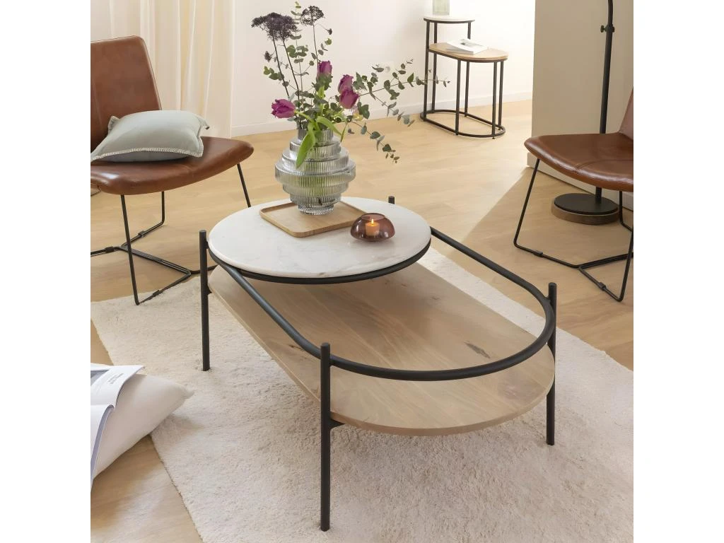 Table Basse En Bois De Manguier Florentin 5 Table Basse En Bois De Manguier Florentin – Image 3