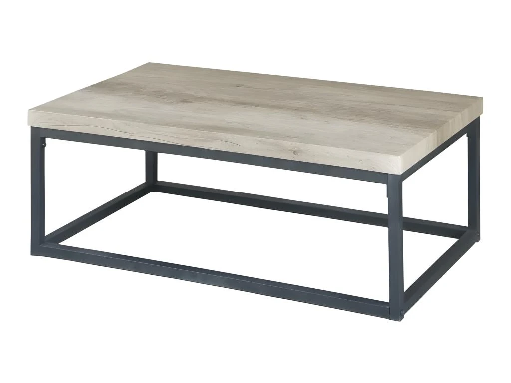 Table Basse HAWAÏ Plateau En Bois Clair, Pieds En Acier. Idéal Pour Votre Salon. 5 Table Basse HAWAÏ Plateau En Bois Clair, Pieds En Acier. Idéal Pour Votre Salon. – Image 3