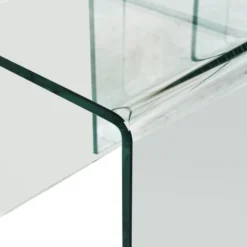 Tables Basses Gigognes MINKA - Verre Courbé -Pas Cher Mobiliora Magasin table basse 15893229