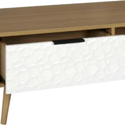 Table Basse 1 Tiroir 1 Niche Sven - Naturel Clair -Pas Cher Mobiliora Magasin table basse 15907487