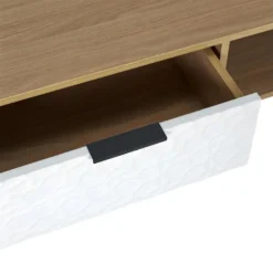 Table Basse 1 Tiroir 1 Niche Sven - Naturel Clair -Pas Cher Mobiliora Magasin table basse 15907489