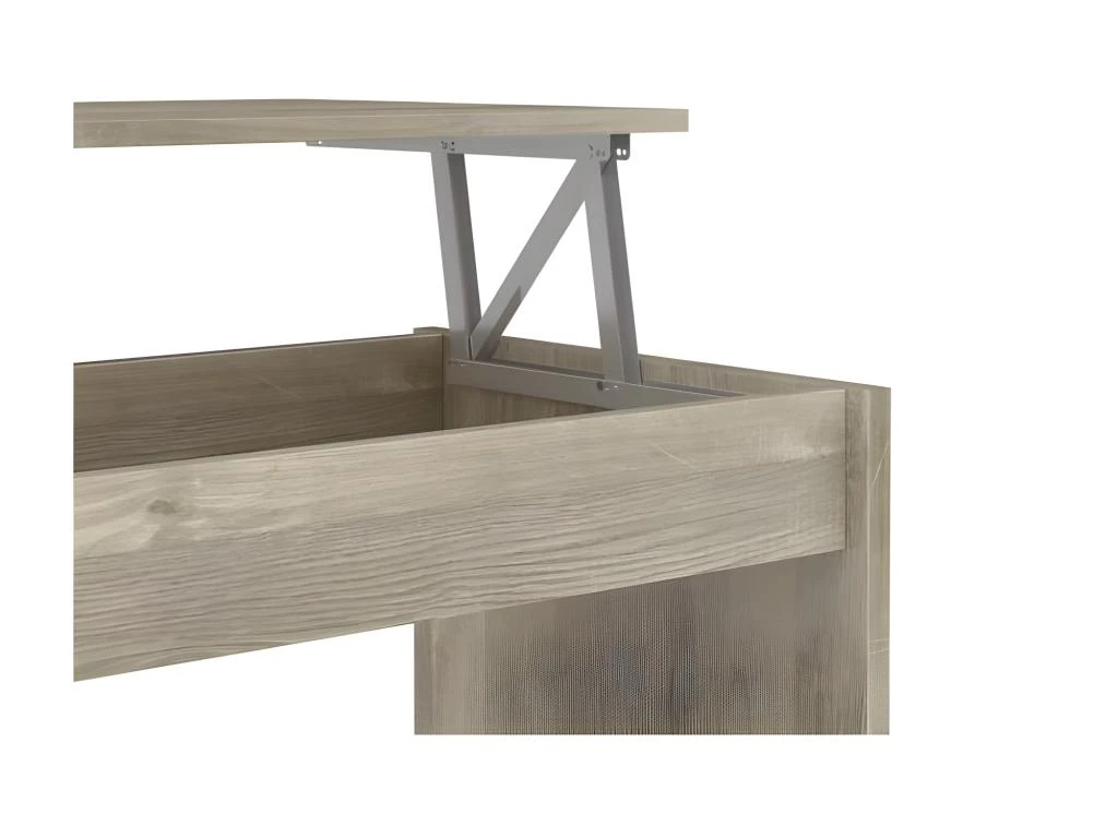 HAPPY Table Basse Transformable Style Contemporain Laminé Chene Sonoma - L 100 X L 50 Cm 6 HAPPY Table Basse Transformable Style Contemporain Laminé Chene Sonoma - L 100 X L 50 Cm – Image 4