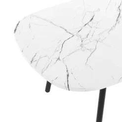 Table Basse Effet Marbre Blanc Et Noir BIDDLE -Pas Cher Mobiliora Magasin table basse 16703775