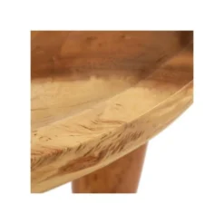 Table Basse Ronde Bois Massif Taille M - CAMIA -Pas Cher Mobiliora Magasin table basse 17626629