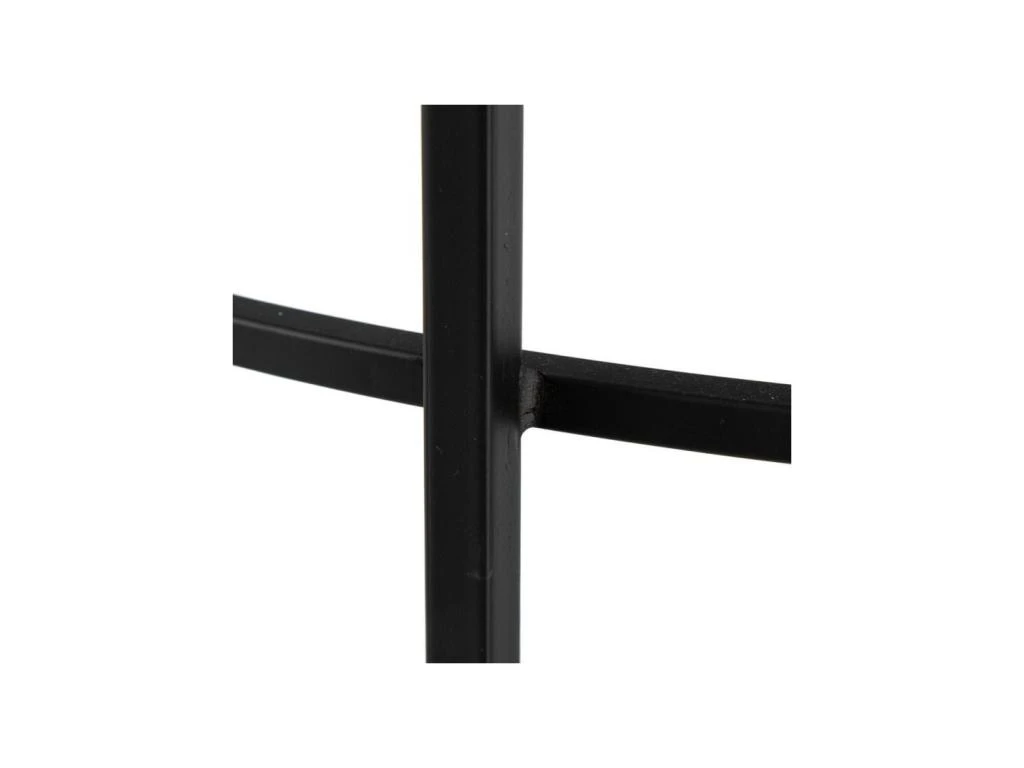 Table Basse Ronde Verre/Métal Noir- EMILIO 8 Table Basse Ronde Verre/Métal Noir- EMILIO – Image 6