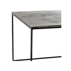 Table Basse Rectangulaire Métal Noir - ZANDVORT 11 Table Basse Rectangulaire Métal Noir - ZANDVORT -Pas Cher Mobiliora Magasin table basse 17626797