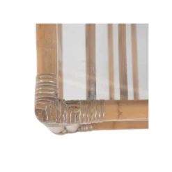 Table Basse Rectangulaire Verre/Rotin - PUREZA 10 Table Basse Rectangulaire Verre/Rotin - PUREZA -Pas Cher Mobiliora Magasin table basse 17626903