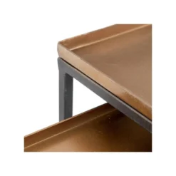 Tables Basses Gigognes Métal/Cuivré N°2 - ALMA -Pas Cher Mobiliora Magasin table basse 17626969