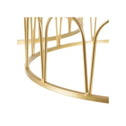 Tables Basses Gigognes Marbre Blanc/Doré - AMILI 13 Tables Basses Gigognes Marbre Blanc/Doré - AMILI -Pas Cher Mobiliora Magasin table basse 17626981