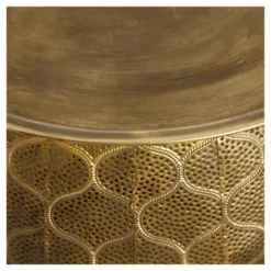 Duo De Tables D'appoint Ronde Doré Métal - ZOSTA 11 Duo De Tables D'appoint Ronde Doré Métal - ZOSTA -Pas Cher Mobiliora Magasin table basse 17628173