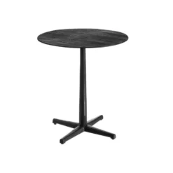 Table D'appoint Ronde Noir Métal Taille M - ZOTA
