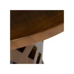 Table Basse Ronde Bois/Marron- TIMY -Pas Cher Mobiliora Magasin table basse 17636129