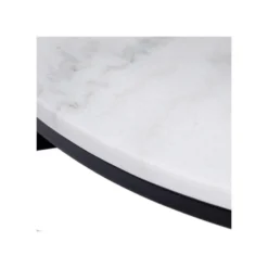 Table Basse Carrée Marbre/Verre/Blanc - DONNA -Pas Cher Mobiliora Magasin table basse 17636165