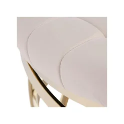 Table Basse Ronde Métal Doré/Taupe - MADIE 10 Table Basse Ronde Métal Doré/Taupe - MADIE -Pas Cher Mobiliora Magasin table basse 17636171