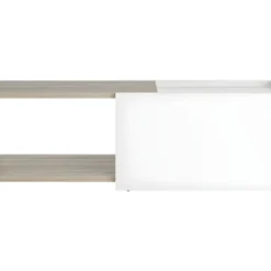 Table Basse Extensible Avec Caisson Coulissant L74-125 Cm - Slide -Pas Cher Mobiliora Magasin table basse 17728239