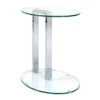 Table D'Appoint Ovale "Antilles" 50cm Transparent -Pas Cher Mobiliora Magasin table basse 17785375