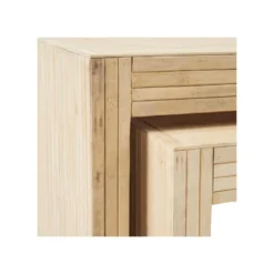 Tables Basses Gigognes Bois Naturel - APISTOU -Pas Cher Mobiliora Magasin table basse 17786757