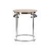 Table D'appoint Ronde Bois/Métal - ELICANE -Pas Cher Mobiliora Magasin table basse 18001939