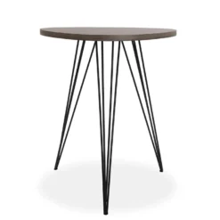 Table D'appoint Seatle, 60 X 50 X 50 Cm, Bois Et Métal, Marron Et Noir 10 Table D'appoint Seatle, 60 X 50 X 50 Cm, Bois Et Métal, Marron Et Noir -Pas Cher Mobiliora Magasin table basse 18047587