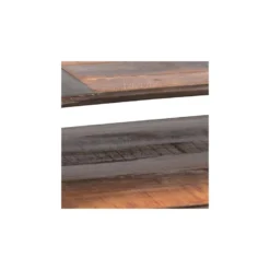 Table Basse Rectangulaire Acier/Bois Recyclé - CHALERSTON -Pas Cher Mobiliora Magasin table basse 18273449