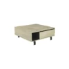 Table Basse Carrée Relevable Chêne Clair/Noir Mat - FOREST 2 Table Basse Carrée Relevable Chêne Clair/Noir Mat - FOREST -Pas Cher Mobiliora Magasin table basse 18273479