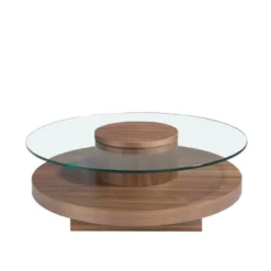 Table Basse En Verre De Noyer 2052 ANGEL CERDA -Pas Cher Mobiliora Magasin table basse 18428143