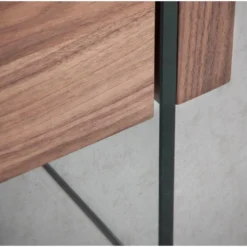 Table Basse En Bois De Noyer Et Verre 2050 ANGEL CERDA -Pas Cher Mobiliora Magasin table basse 18428407