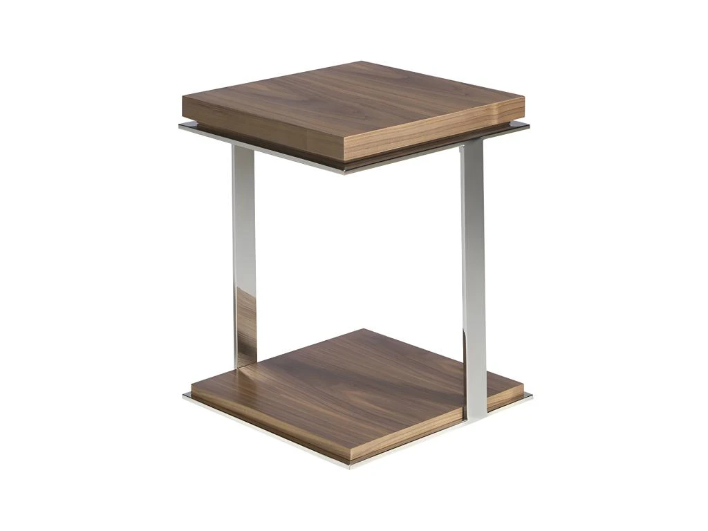 Table D'angle De Noyer Et Acier 2038 ANGEL CERDA 3 Table D'angle De Noyer Et Acier 2038 ANGEL CERDA