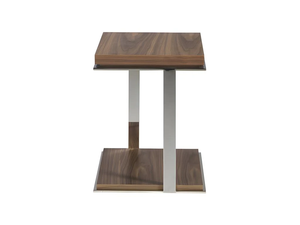 Table D'angle De Noyer Et Acier 2038 ANGEL CERDA 8 Table D'angle De Noyer Et Acier 2038 ANGEL CERDA – Image 6