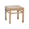 Table D'appoint Carrée Bois Massif Clair - LAINA -Pas Cher Mobiliora Magasin table basse 18456005