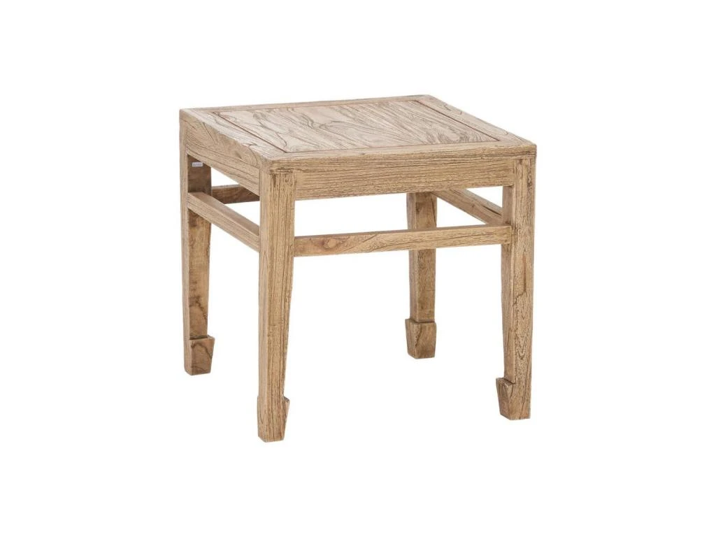 Table D'appoint Carrée Bois Massif Clair - LAINA 3 Table D'appoint Carrée Bois Massif Clair - LAINA