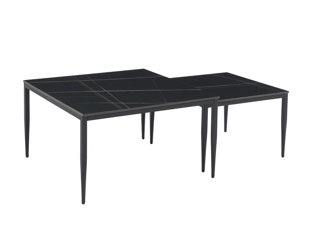 Table Basse En Céramique Et Métal - Noir Et Doré - SUZETE De Pascal MORABITO 7 Table Basse En Céramique Et Métal - Noir Et Doré - SUZETE De Pascal MORABITO – Image 5