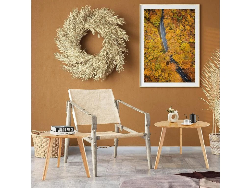 Lot De 2 Tables Basses Gigognes En Bois Avec Coussinets Antidérapants Combinaison Libre 6 Lot De 2 Tables Basses Gigognes En Bois Avec Coussinets Antidérapants Combinaison Libre – Image 4