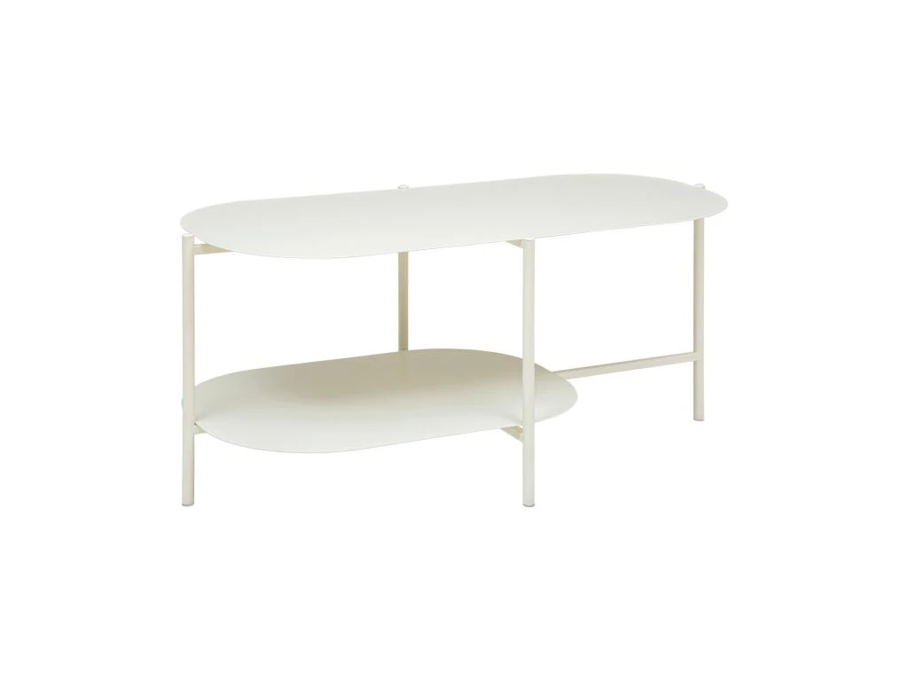 Table Basse En Métal Blanc Ivoire 100 X 50 Cm 3 Table Basse En Métal Blanc Ivoire 100 X 50 Cm