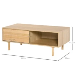 Table Basse Design ROBBIE Urban Craft Bois Clair 9 Table Basse Design ROBBIE Urban Craft Bois Clair -Pas Cher Mobiliora Magasin table basse 19186309