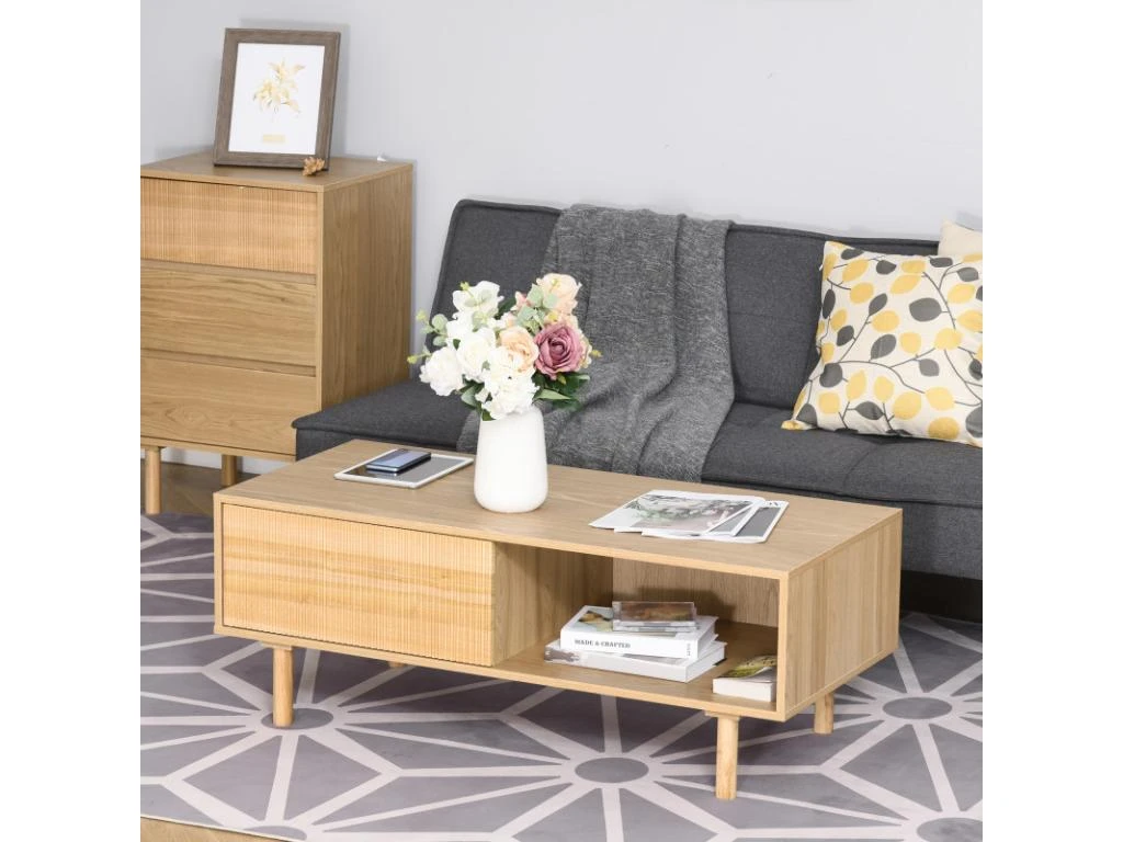 Table Basse Design ROBBIE Urban Craft Bois Clair 6 Table Basse Design ROBBIE Urban Craft Bois Clair – Image 4