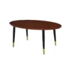 Table Basse Ovale ROCHEFORT Marron 2 Table Basse Ovale ROCHEFORT Marron -Pas Cher Mobiliora Magasin table basse 19186597
