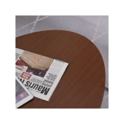 Table Basse Ovale ROCHEFORT Marron -Pas Cher Mobiliora Magasin table basse 19186611