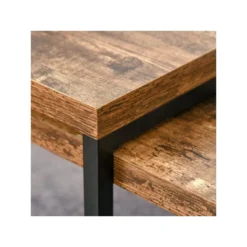 2 Tables Basses CLAY Aspect Bois -Pas Cher Mobiliora Magasin table basse 19186839