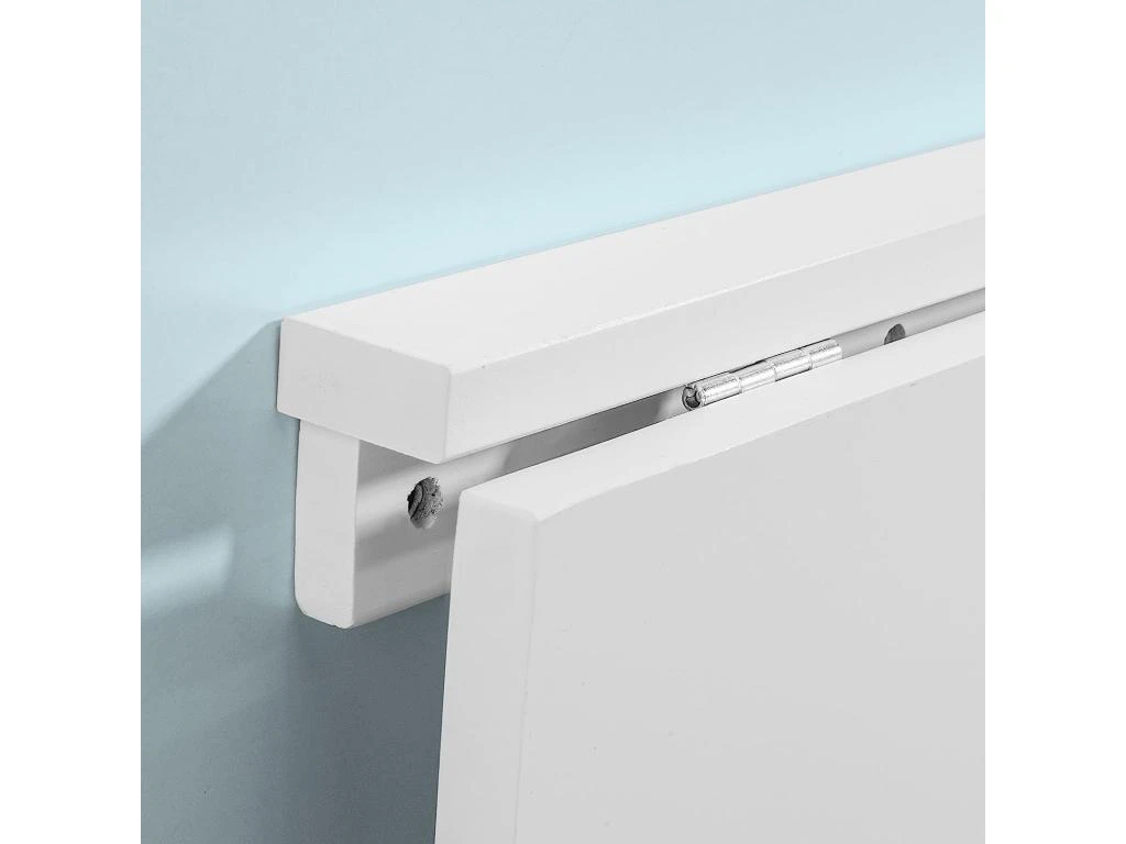 Table Murale Rabattable En Bois, Table De Cuisine, Table Enfant, L60×P40cm -Blanc, FWT03-W 6 Table Murale Rabattable En Bois, Table De Cuisine, Table Enfant, L60×P40cm -Blanc, FWT03-W – Image 4