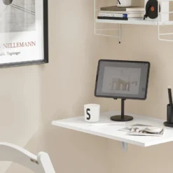 Table Murale Rabattable En Bois Table De Cuisine Table Enfant Bureau L60×P40cm Blanc, FWT21-W -Pas Cher Mobiliora Magasin table basse 19310493