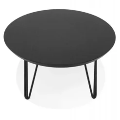 Table Basse Design "Hilona" 160cm Noir -Pas Cher Mobiliora Magasin table basse 19509619