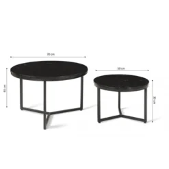 Table Basse Collection RAVENNO. Meuble Type CONTEMPORAIN. -Pas Cher Mobiliora Magasin table basse 19574327